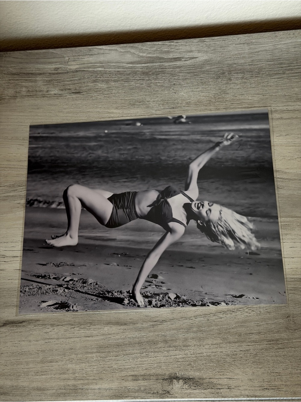 Marilyn Monroe Black and White bikini Photo 8x10